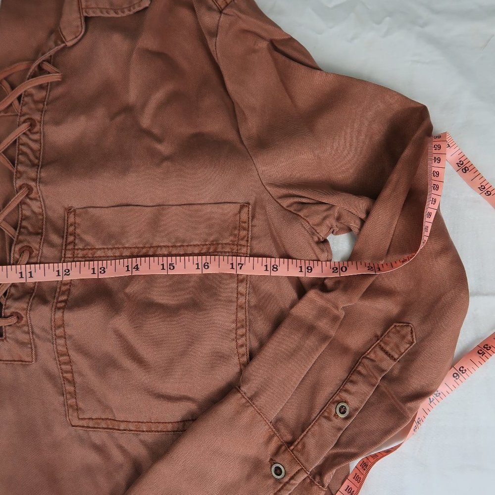 FREE PEOPLE HI-LO CRISS CROSS TOP - Picture 7 of 8